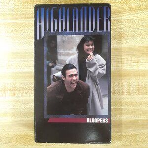 Highlander : The Series Bloopers 1995 VHS Adrian Paul  TV SciFi Davis Panzer 90s